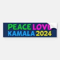 Peace Love Kamala Harris Eleições Cute 2024