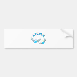 Adesivo Para Carro Peças De Anjo Azul