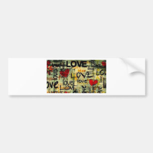 Adesivo Para Carro Pegue Um Pequeno Grafite De Amor