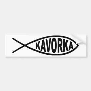 Adesivo Para Carro Peixe-pára-choque de Kavorka