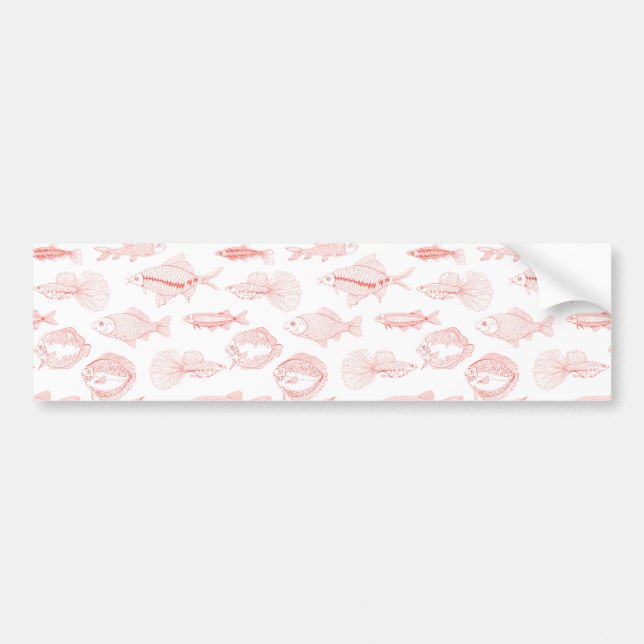 Adesivo Para Carro Peixes (Frente)