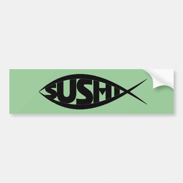 ADESIVO PARA CARRO PEIXES DO SUSHI (Frente)