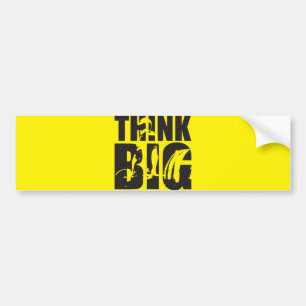 Adesivo Para Carro Pense grande - Motivação Gym