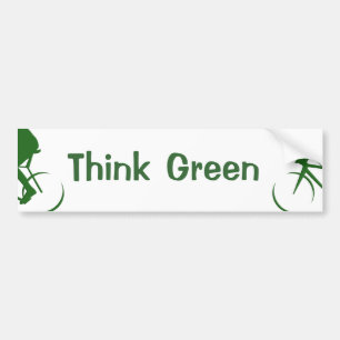 Adesivo Para Carro Pense verde