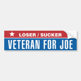Adesivo Para Carro Perdedor Sucker: Veterano Para Joe
