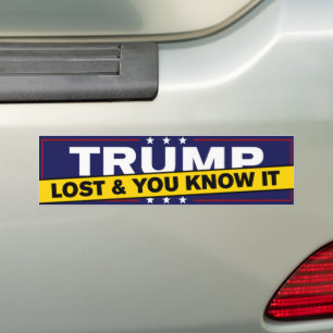 Adesivo Para Carro Perdido E Você O Conhece Anti-Trump