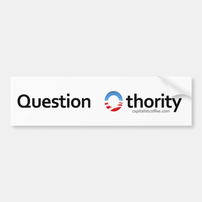Adesivo Para Carro Pergunta Othority (Frente)