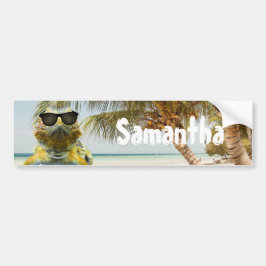 Adesivo Para Carro Personalize o Summer Beach Fund