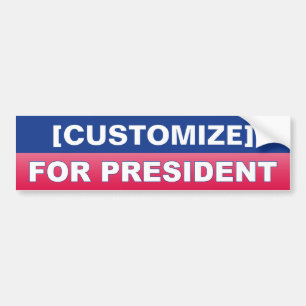 Adesivo Para Carro [PERSONALIZE] para o presidente autocolante no