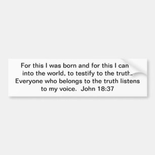 Adesivo Para Carro Pertença à verdade