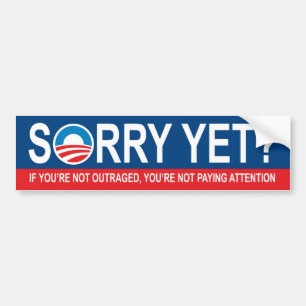 Adesivo Para Carro Pesaroso ainda? Anti Obama