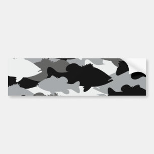Adesivo Para Carro Pesca da perda Camo preto