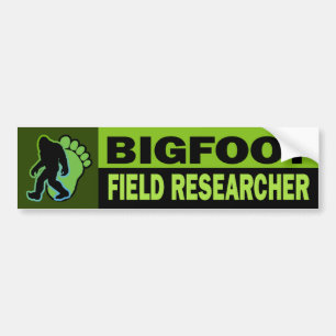 Adesivo Para Carro Pesquisador do campo de Bigfoot