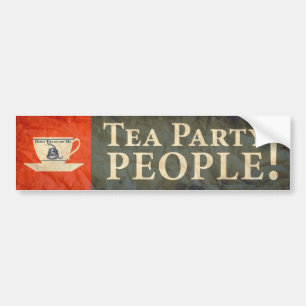 Adesivo Para Carro Pessoas do tea party!