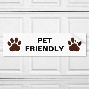 Adesivo Para Carro Pet Friendly Custom Text