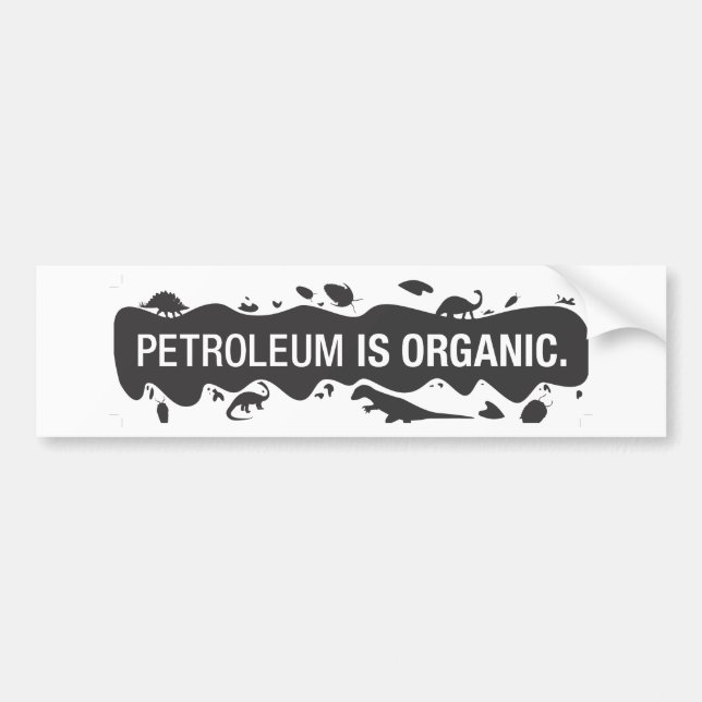 Adesivo Para Carro PetroIsOrganic (Frente)
