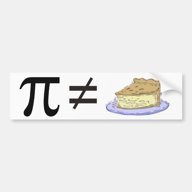 Adesivo Para Carro pi-fazer-não-igual-pi (Frente)