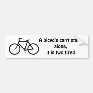 Adesivo Para Carro Piada da bicicleta