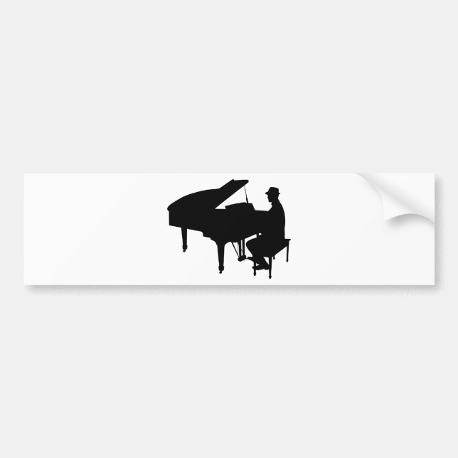 Adesivo Para Carro Piano Man (Frente)