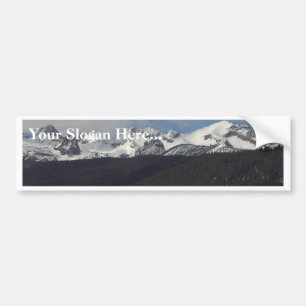 Adesivo Para Carro Picos da neve das montanhas do Sawtooth