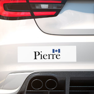 Adesivo Para Carro Pierre Poilievre com bandeira oficial do Canadá