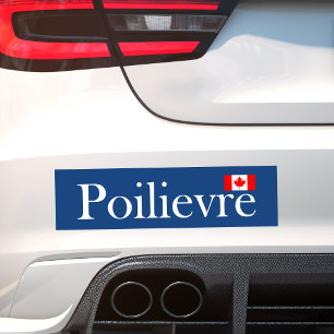 Adesivo Para Carro Pierre Poilievre Oficial Canadense Flag Dark Color