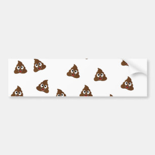 Adesivo Para Carro Pilha de Poo emoji sorrindo popas