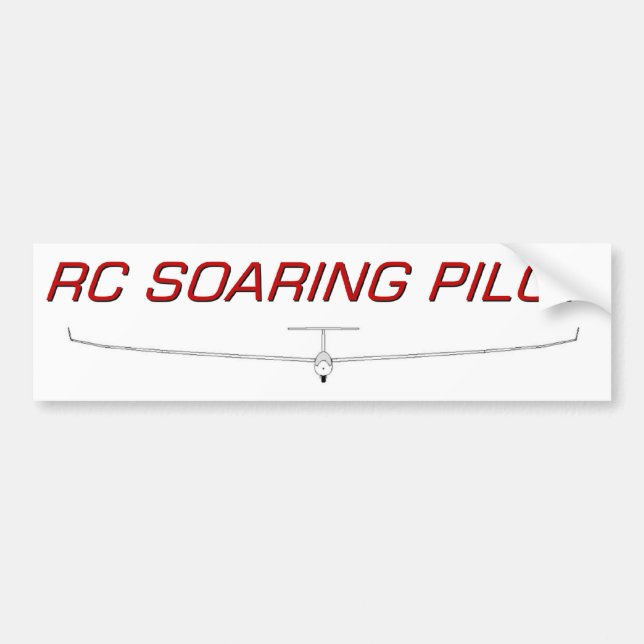 Adesivo Para Carro Piloto crescente de RC (Frente)