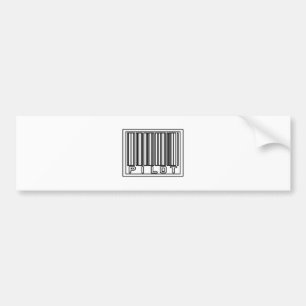 Adesivo Para Carro Piloto de código de barras