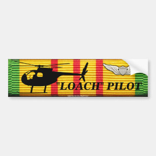Adesivo Para Carro Piloto do "Loach OH-6" - autocolante no vidro