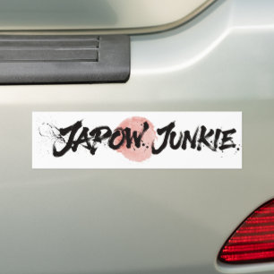 Adesivo Para Carro Pincel de Neve Arte - Japow Junkie