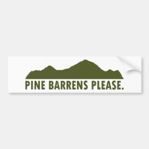 Adesivo Para Carro Pine Barrens, por favor