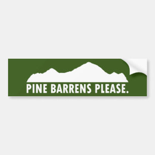Adesivo Para Carro Pine Barrens, por favor