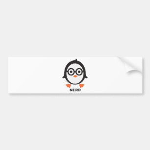 Adesivo Para Carro Pinguim - nerd - penguin