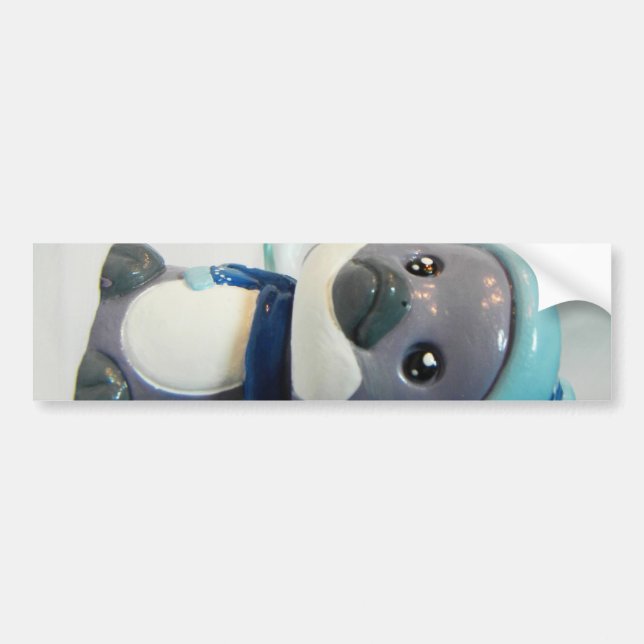 Adesivo Para Carro Pinguim roxo mim (Frente)