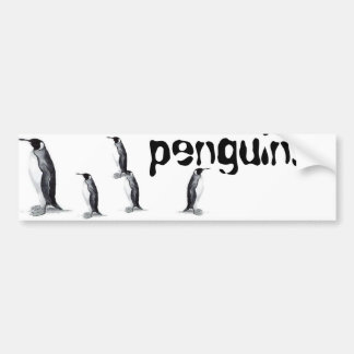 Adesivo Para Carro pinguins.