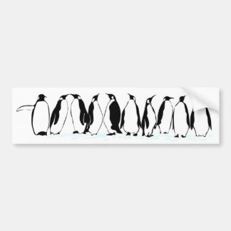 Adesivo Para Carro Pinguins na parada