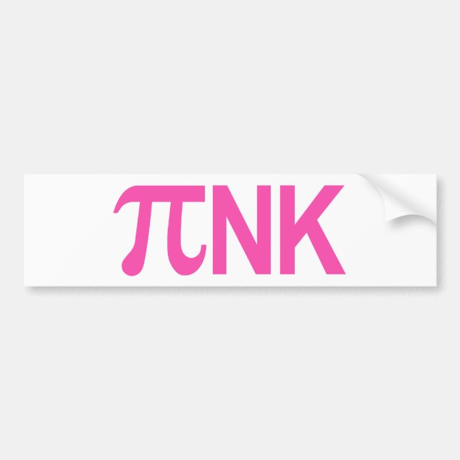ADESIVO PARA CARRO PINK PI NK (Frente)