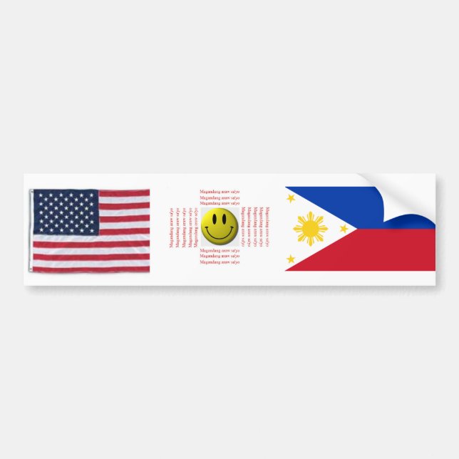 ADESIVO PARA CARRO PINOY AMERICANO (Frente)