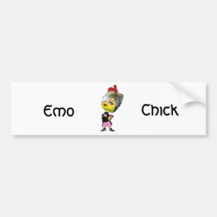 Adesivo Para Carro Pintinho de Emo