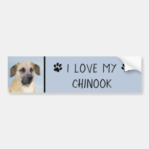 Adesivo Para Carro Pintura Chinook (Ouvidos Soltos) - Arte Cachorro O