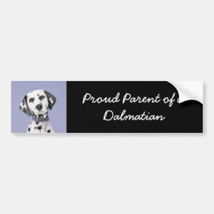 Adesivo Para Carro Pintura Dalmácia - Arte Cachorro Original