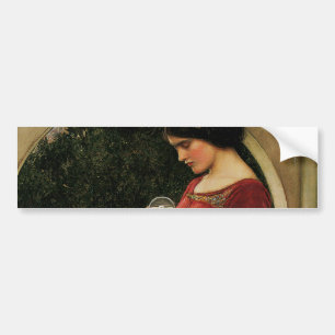 Adesivo Para Carro Pintura de Waterhouse da Mulher Cristal Ball