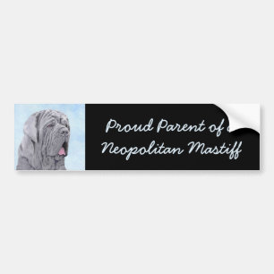 Adesivo Para Carro Pintura Mastiff Neopolita - Arte Cão Original