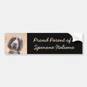 Adesivo Para Carro Pintura Spinone Italiano - Arte Cachorro Original