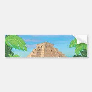 Adesivo Para Carro Pirâmide Aztec