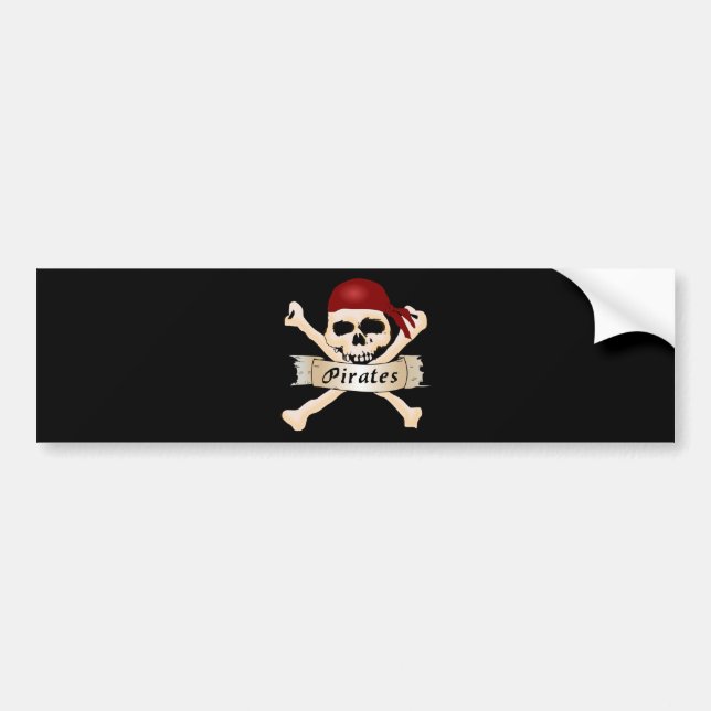 Adesivo Para Carro Piratas (Frente)