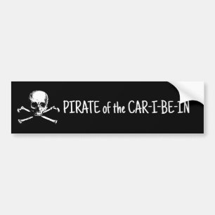 Adesivo Para Carro PIRATO da CAR-I-BE-IN