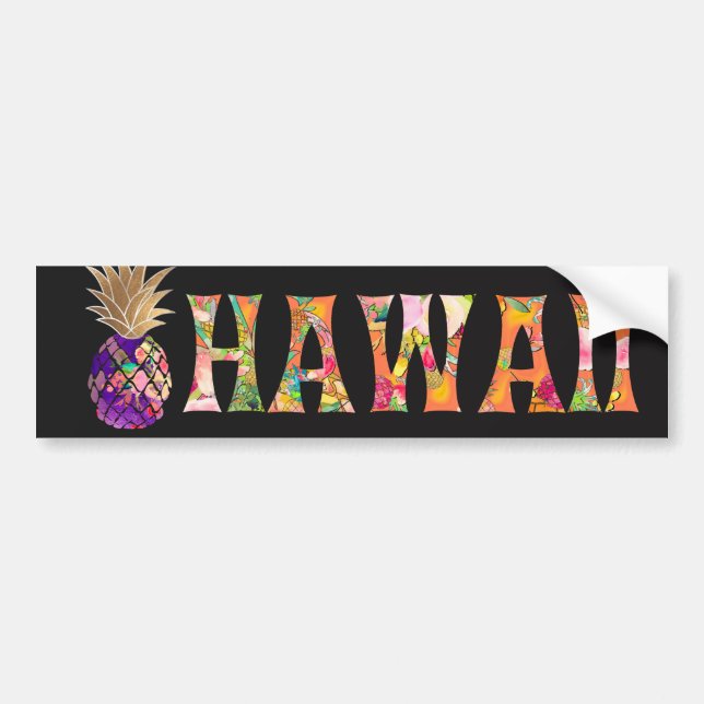 Adesivo Para Carro PixDezines Hawaii (Frente)