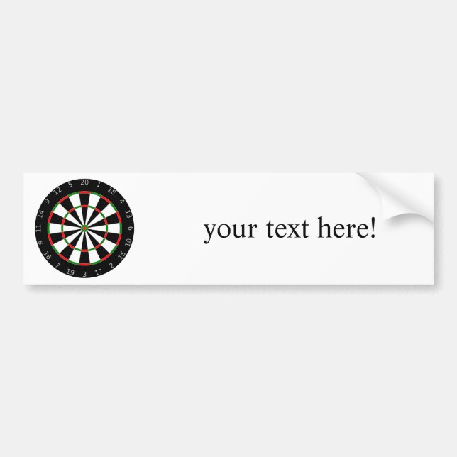 Adesivo Para Carro Placa Dart (Frente)